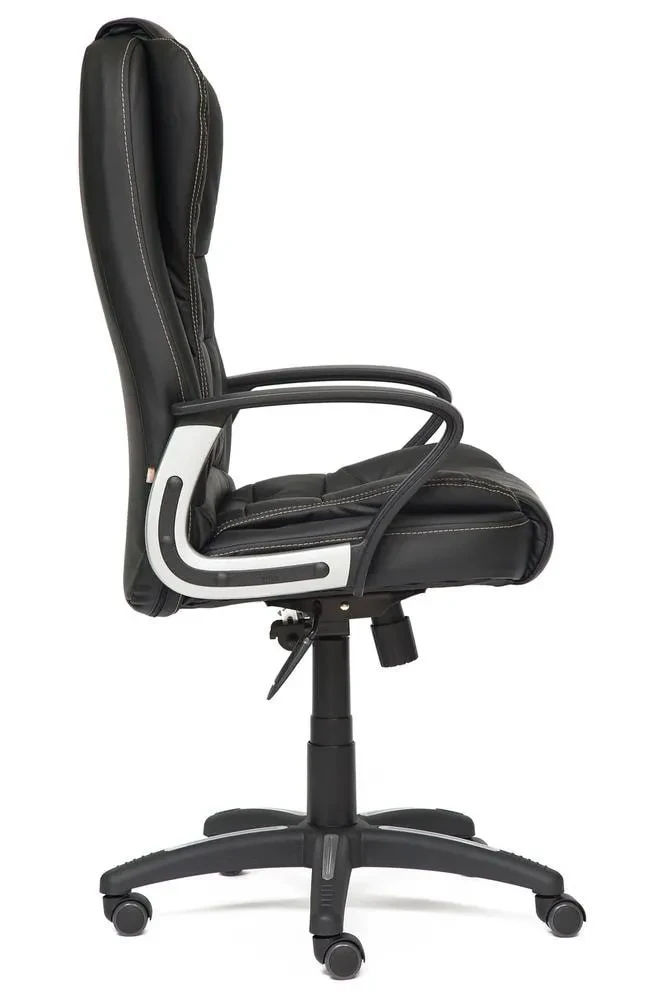 Кресло BARON кож/зам, черный/черный перфорированный, 36-6/36-6/06 - фото 4 - id-p107733884