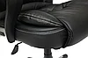Кресло BARON кож/зам, черный/черный перфорированный, 36-6/36-6/06, фото 3