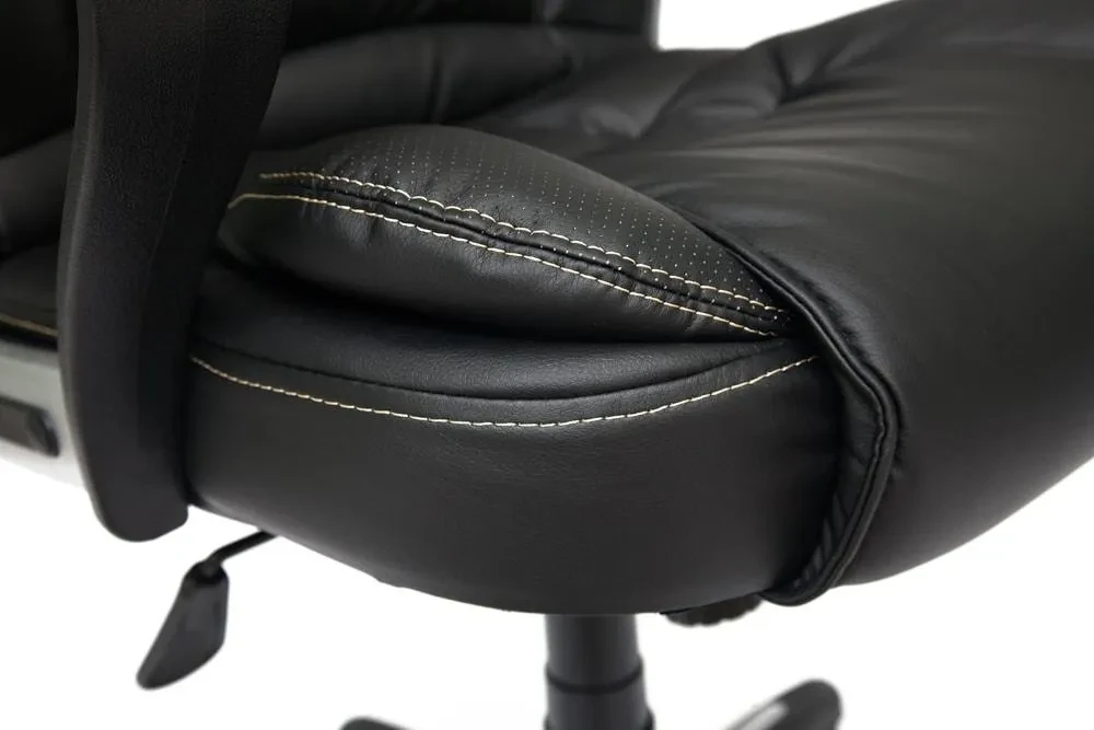 Кресло BARON кож/зам, черный/черный перфорированный, 36-6/36-6/06 - фото 7 - id-p107733884