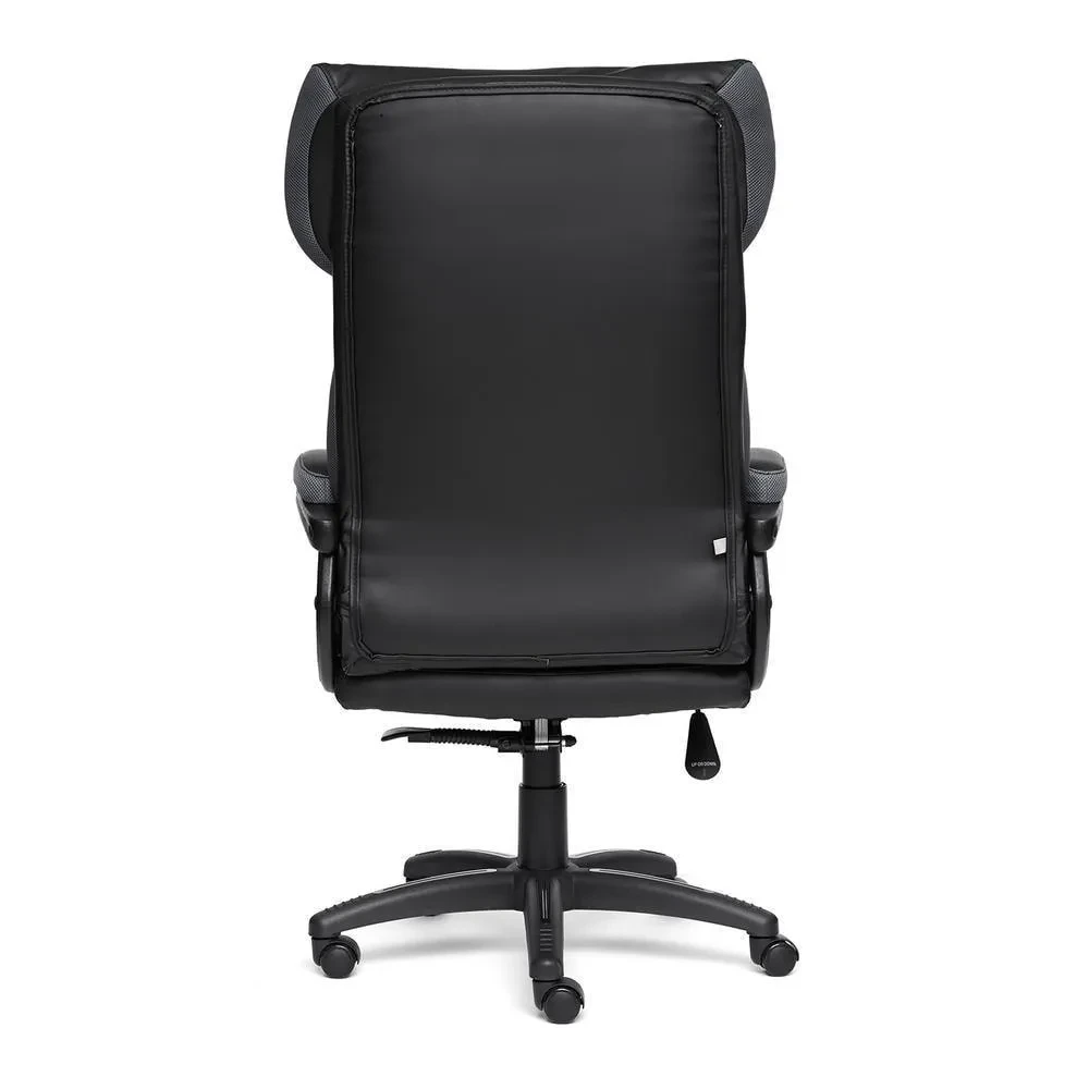 Кресло DUKE кож/зам/ткань, черный/серый, 36-6/12 - фото 3 - id-p107733893