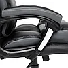 Кресло DUKE кож/зам/ткань, черный/серый, 36-6/12, фото 9