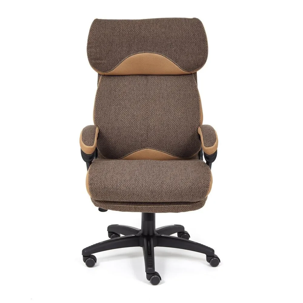Кресло DUKE ткань, коричневый/бронзовый, MJ190-7/TW-21 - фото 2 - id-p107733894