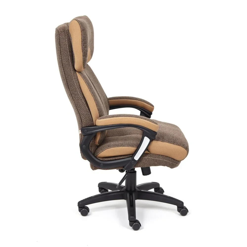 Кресло DUKE ткань, коричневый/бронзовый, MJ190-7/TW-21 - фото 3 - id-p107733894