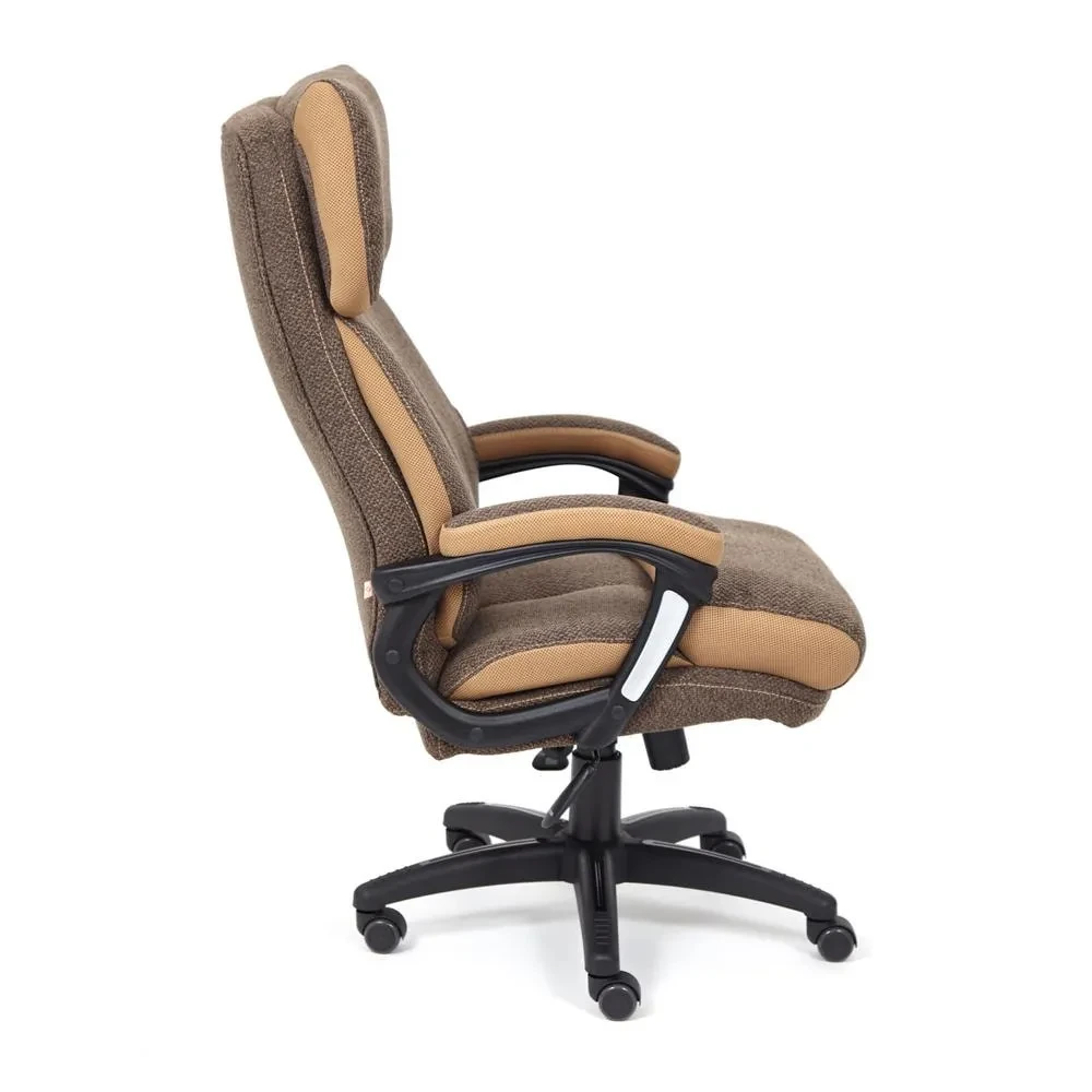 Кресло DUKE ткань, коричневый/бронзовый, MJ190-7/TW-21 - фото 6 - id-p107733894