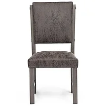 Стул BOND (mod. 4290-18VB) 49 х 62 х 95 см, серый, ткань: серый антик, фото 2