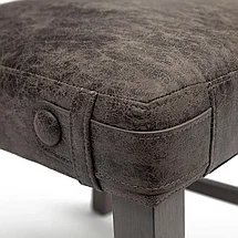 Стул BOND (mod. 4290-18VB) 49 х 62 х 95 см, серый, ткань: серый антик, фото 5