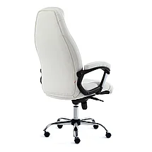 Кресло BOSS Lux кож/зам, белый, 36-01/36-01/06, фото 3