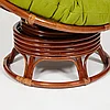 Кресло-качалка "PAPASAN" w 23/01 B / с подушкой / Pecan (орех), флок Олива, 23, фото 6