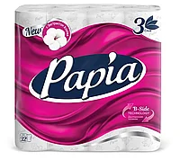 Туалетная бумага Papia 3 слоя - 32 рулон в упаковке