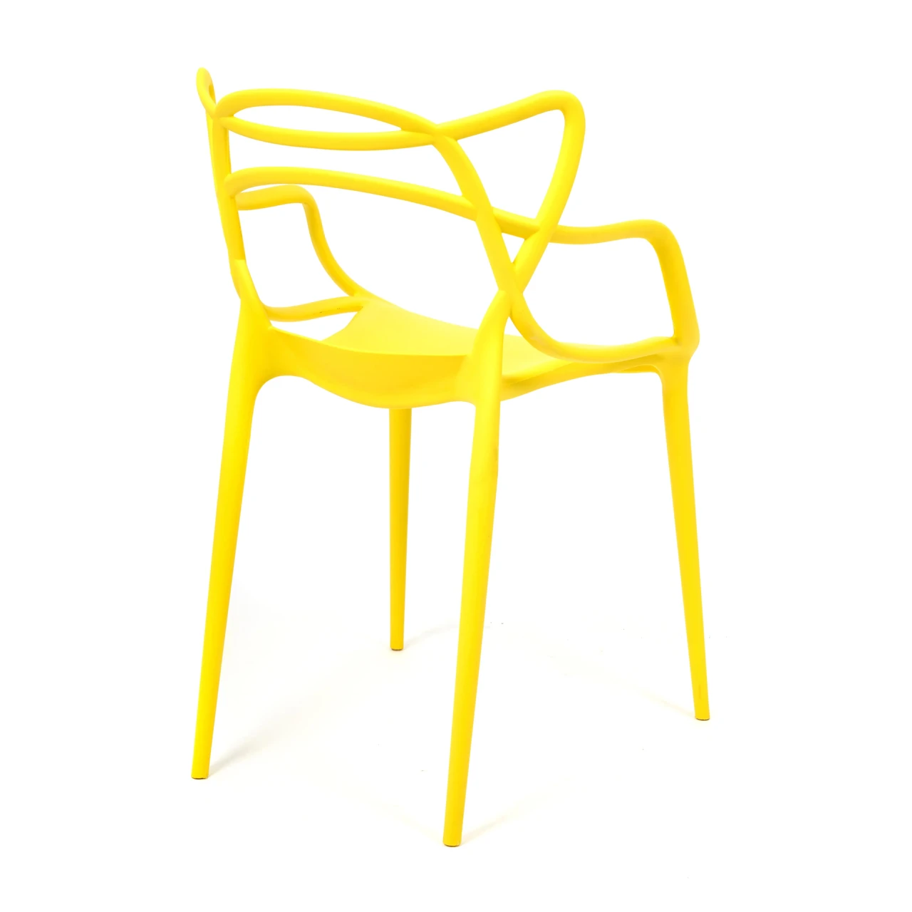Стул Cat Chair (mod. 028) пластик, 54,5*56*84см, желтый, 037 - фото 3 - id-p107735167