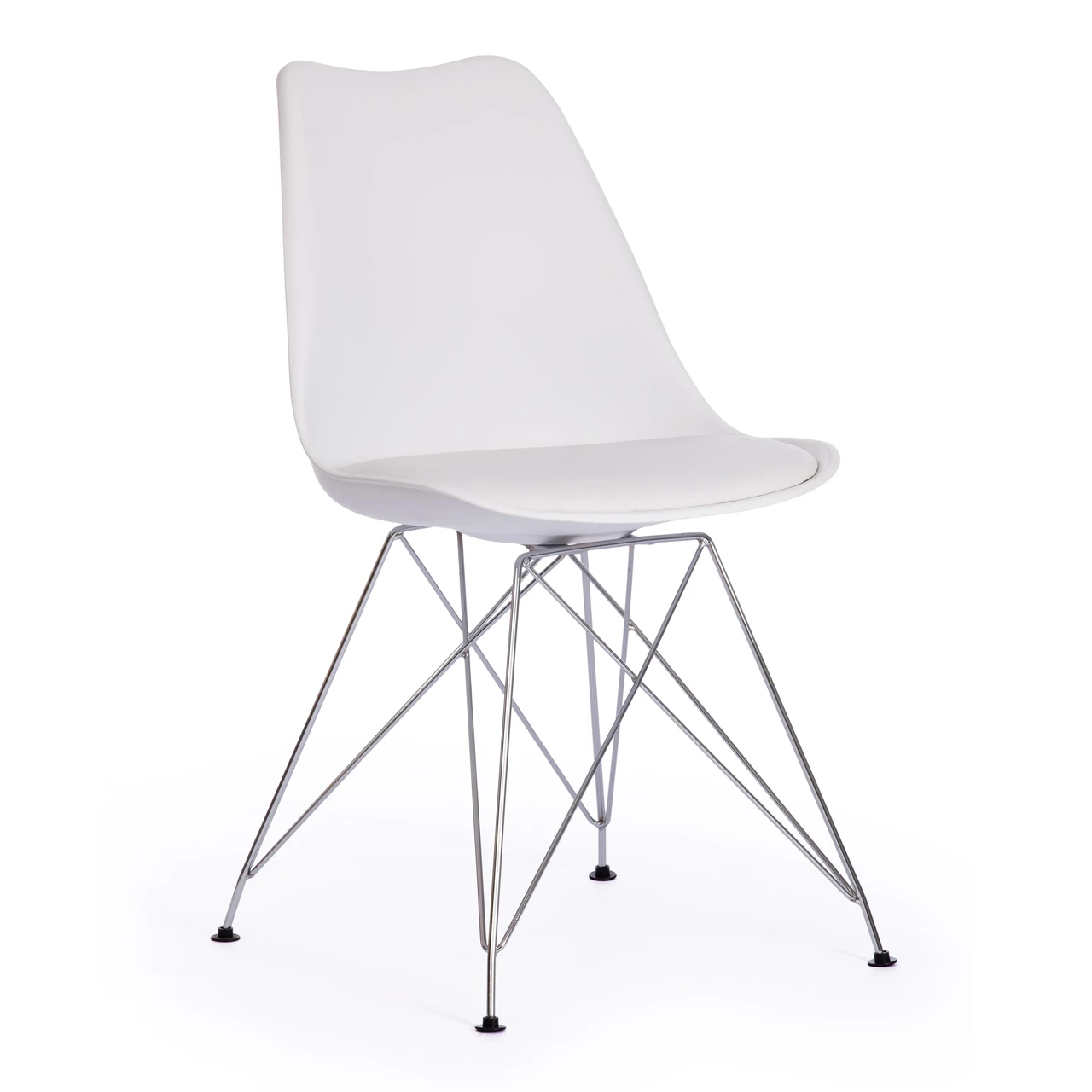 Стул TULIP IRON CHAIR (mod.EC-123) металл/пластик, 54,5*48*83,5см, white (белый)