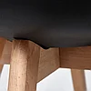 Стул TULIP (mod. 73) дерево/пластик/ПУ, 48.5*52.5*83cм, черный, фото 8