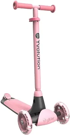 Самокат Yvolution YGlider KIWI Розовый
