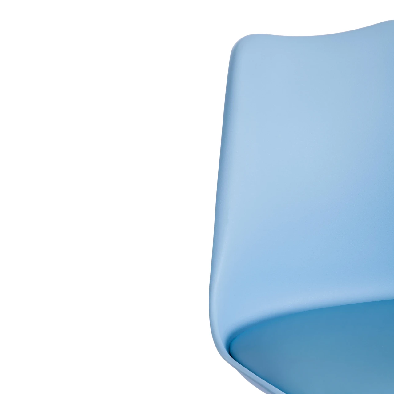 Стул TULIP IRON CHAIR (mod.EC-123) / 1 шт. в упаковке металл/пластик, 54,5*48*83,5см, голубой - фото 8 - id-p107735210