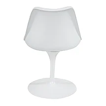 Стул Tulip Fashin Chair 55*48*81 см белый с красным, фото 4
