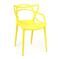 Стул Cat Chair (mod. 028) / 1 шт. в упаковке пластик, 54,5*56*84см, желтый, 037