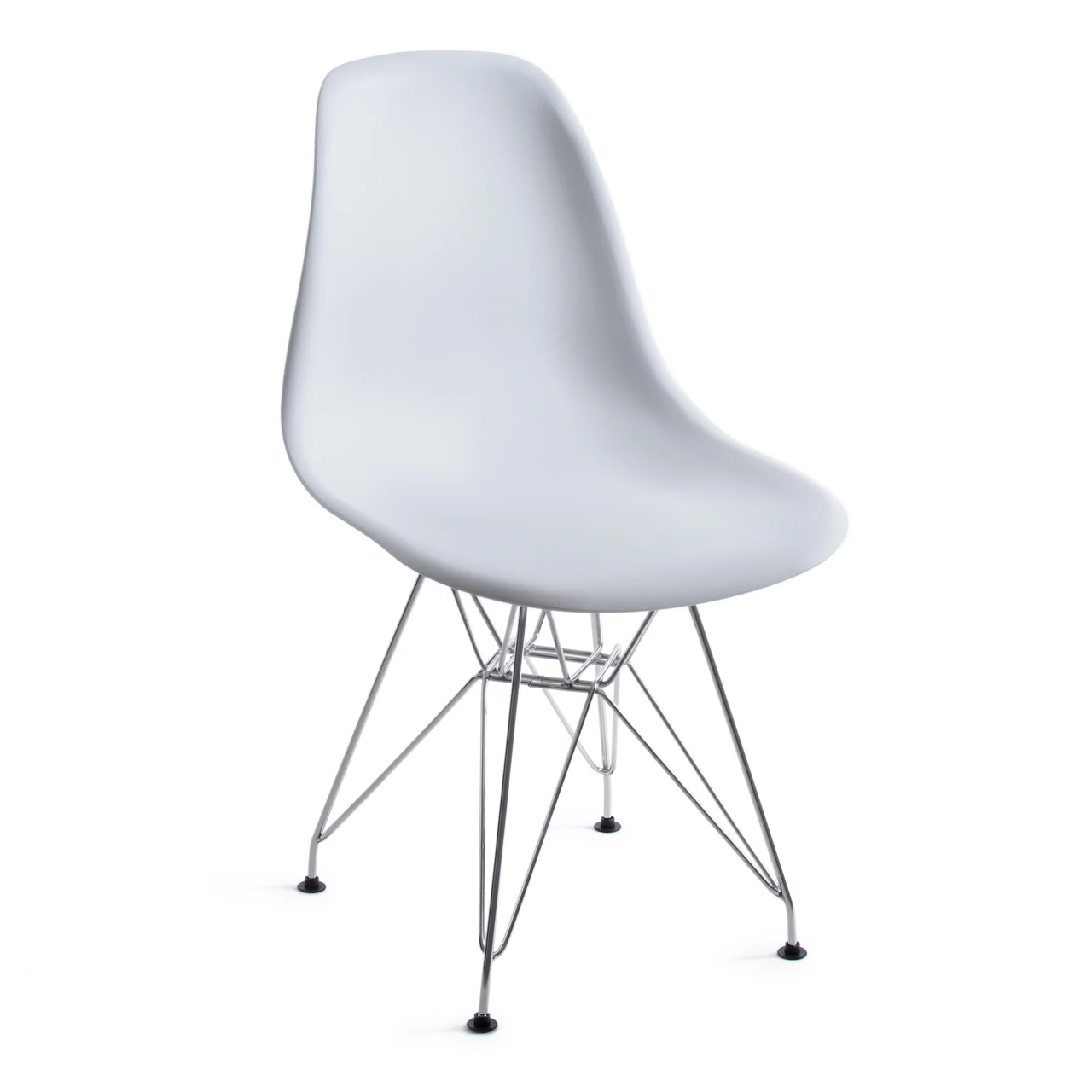 Стул CINDY IRON CHAIR (EAMES) (mod. 002) / 1 шт. в упаковке металл, пластик, 51x46x82,5, белый - фото 1 - id-p107735260