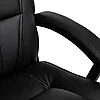 Кресло BERGAMO (хром) кож/зам, черный, 36-6, фото 6