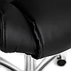 Кресло BERGAMO (хром) кож/зам, черный, 36-6, фото 9