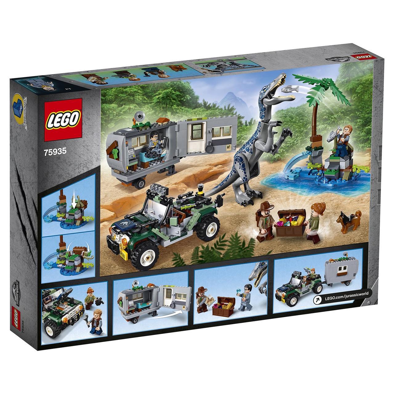 75935 Lego Jurassic World Поединок с бариониксом: охота за сокровищами, Лего Мир Юрского периода - фото 2 - id-p63723076