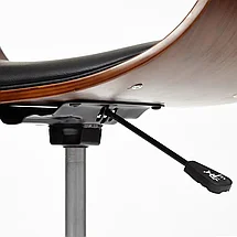 Кресло VIMTA орех, кож/зам черный, фото 5