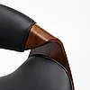 Кресло BEND орех, кож/зам черный, фото 6