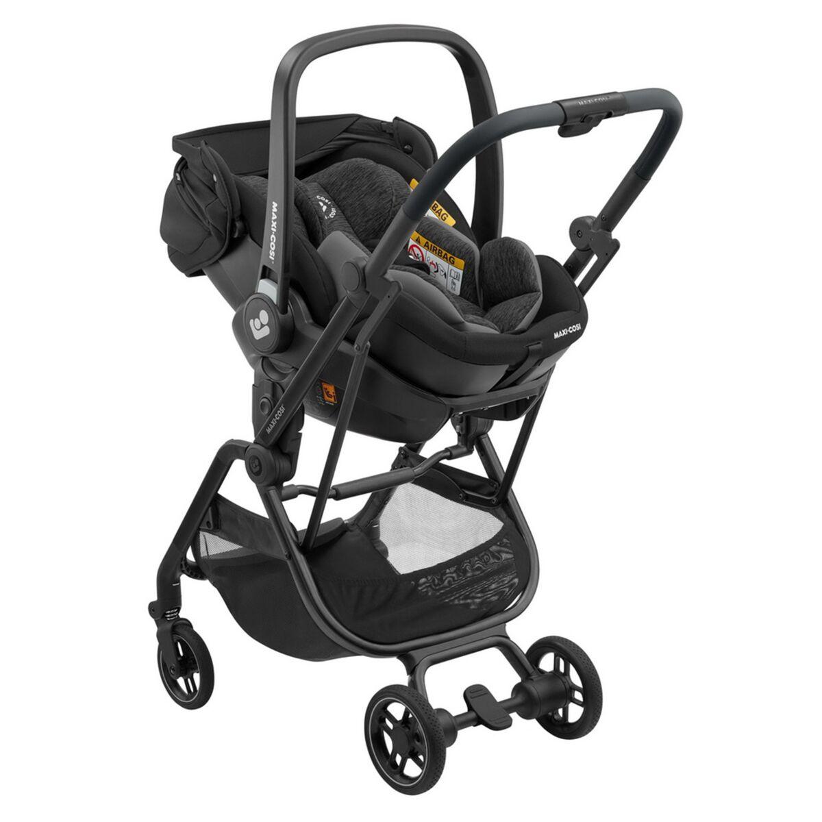 Maxi-Cosi Коляска детская прогулочная Leona Essential Black черный