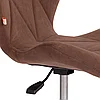 Кресло SELFI флок , коричневый, 6, фото 7