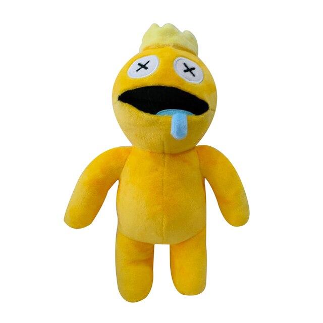 Мягкая игрушка Радужные друзья Желтый со ртом, 30 см