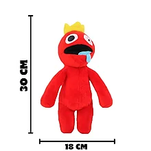 Мягкая игрушка Радужные друзья красный со ртом, 30 см