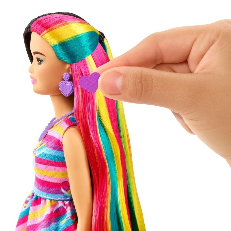 Barbie Totally Hair Кукла Барби в стиле сердца с длинными волосами, HCM90 - фото 3 - id-p104952375