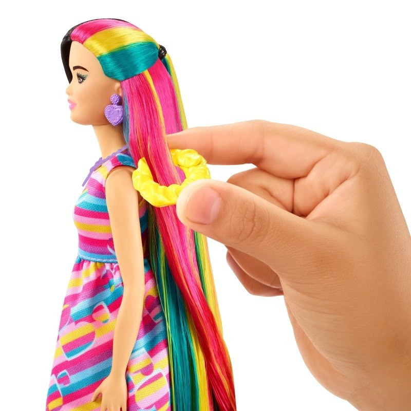 Barbie Totally Hair Кукла Барби в стиле сердца с длинными волосами, HCM90 - фото 4 - id-p104952375