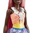 Barbie Дримтопия Кукла Принцесса Барби афроамериканка с розовыми волосами, HGR14, фото 2