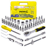 WMC tools Набор инструмента 46пр. 1/4''(6-гран.)(4-14мм) WMC TOOLS WMC-2462-5 EURO 51116