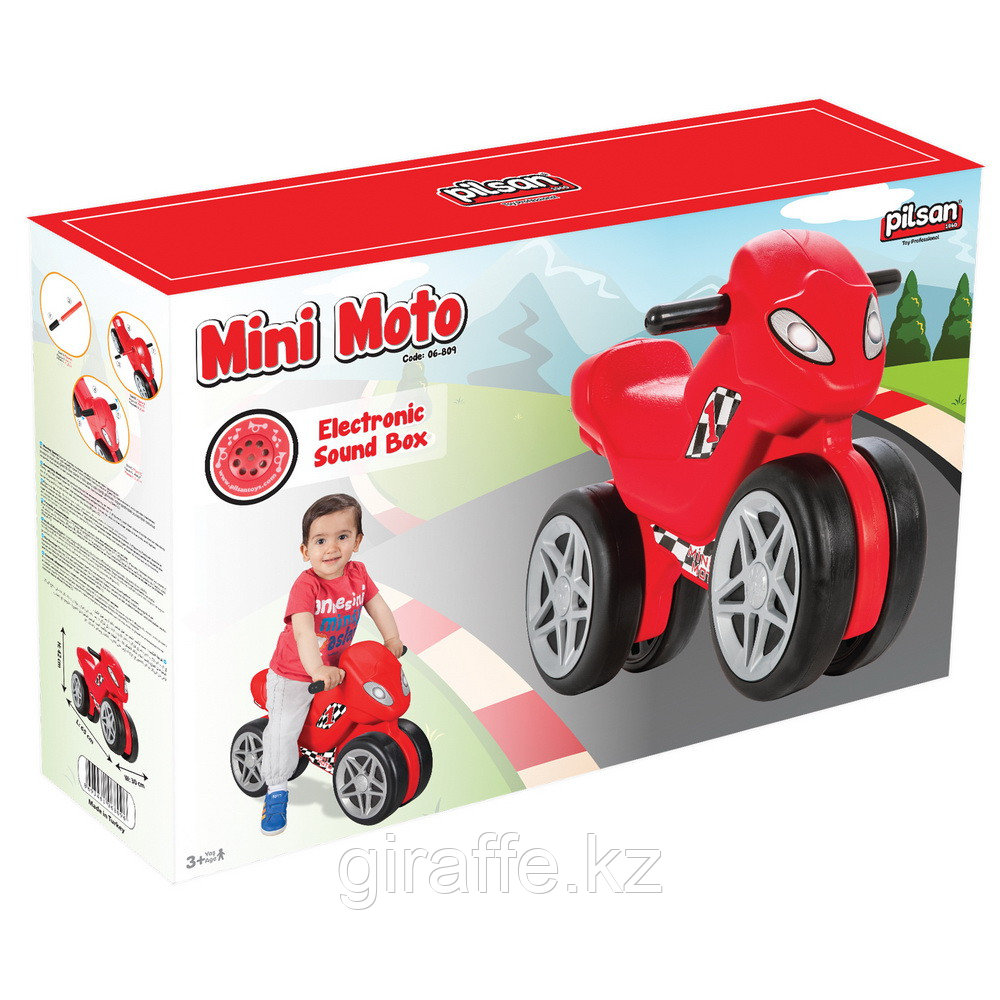 Каталка Pilsan Mini Moto Red/Красный - фото 3 - id-p107742934