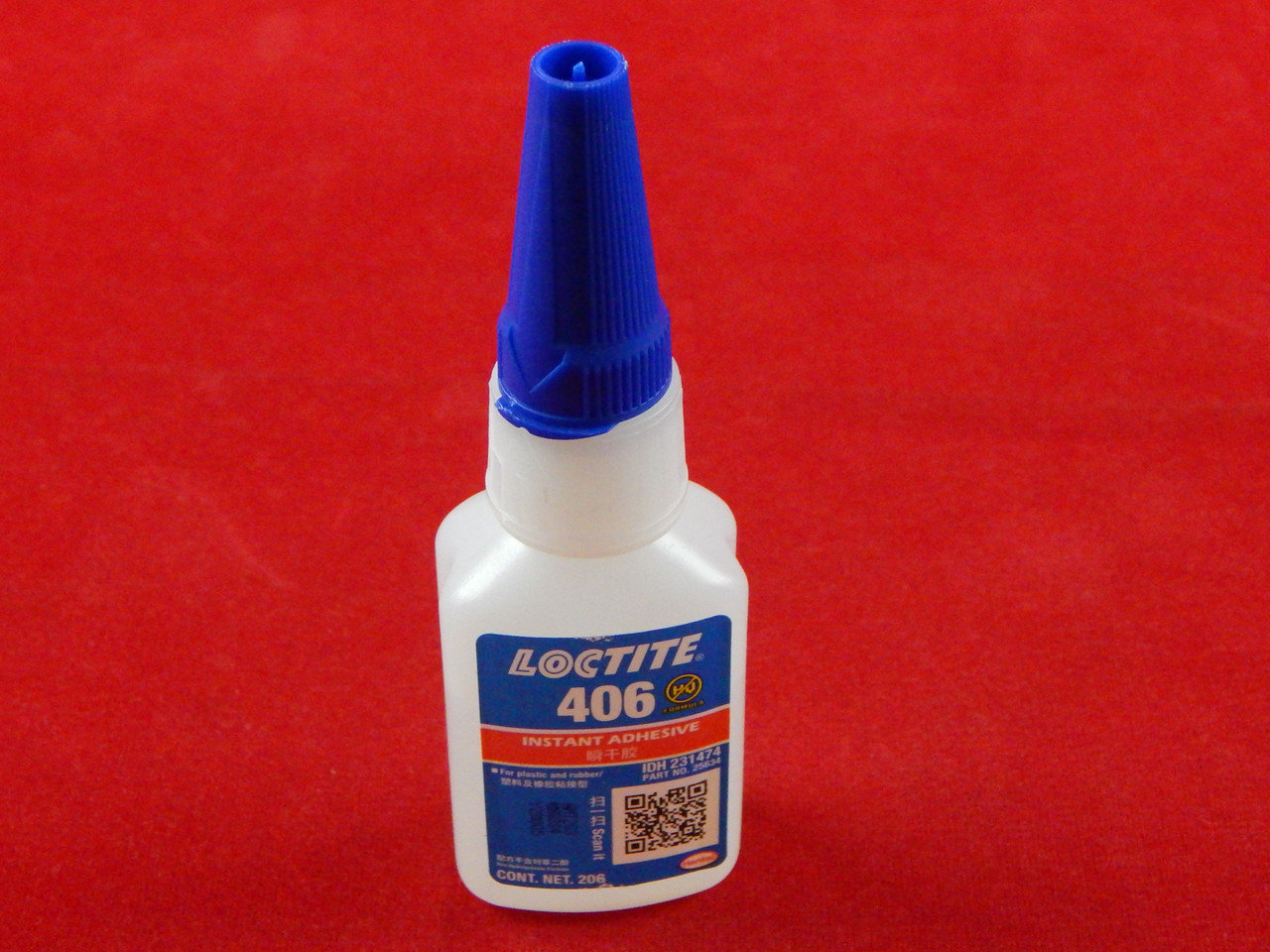 Loctite 406 (20мл) Быстрый клей для пластмасс и резины - фото 1 - id-p107742966