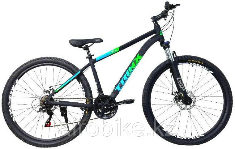 Велосипед TRINX M137 27.5 2021 19 черный-оранжевый