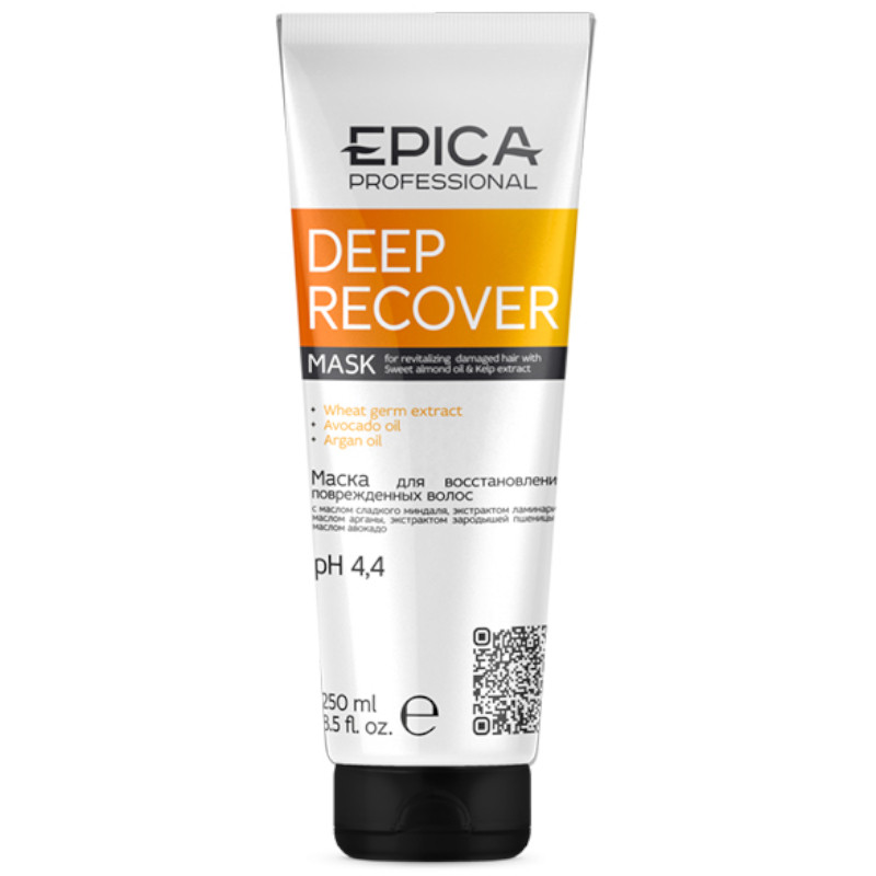 Маска EPICA Professional Deep Recover для восстановления поврежденных волос, 250мл - фото 1 - id-p107746981