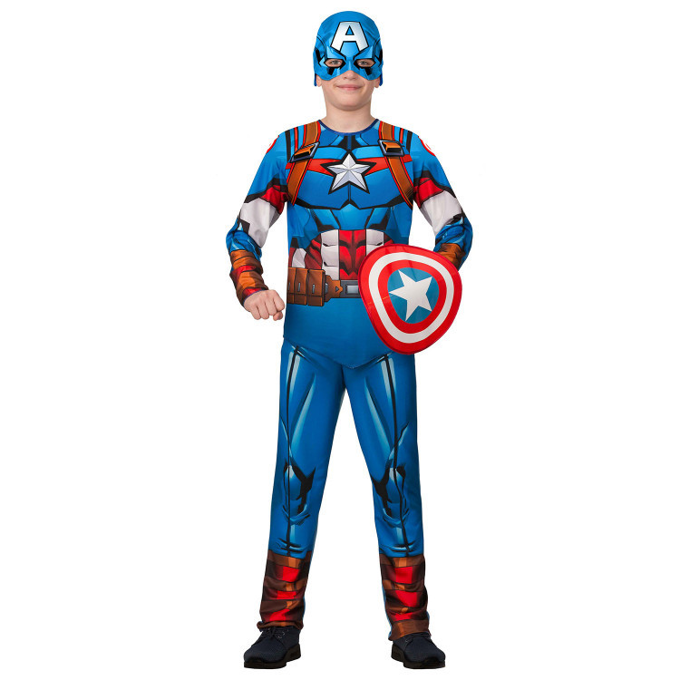 Изделие швейное для мальчиков Капитан Америка (Сорочка, брюки, головной убор)