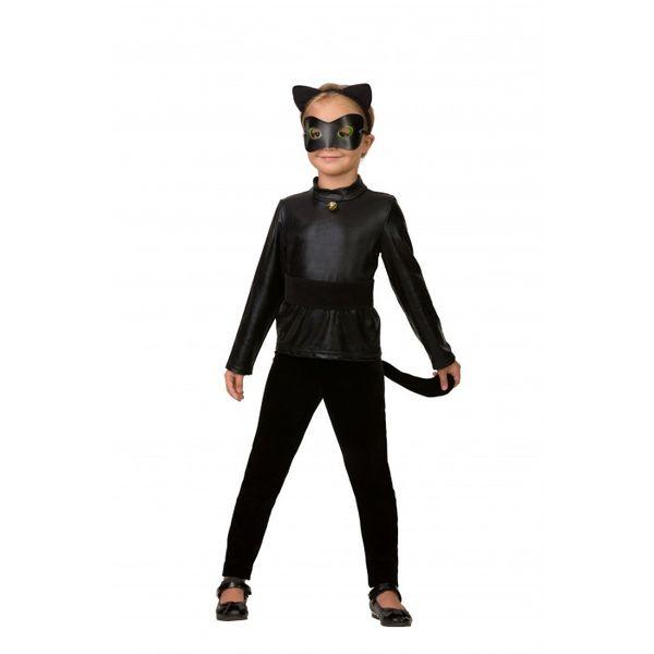 499 Карнавальный костюм Супер Кот (свитер, легинсы, пояс, маска, ушки кота)