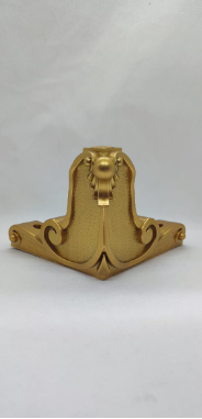 Мебельная ножка пластиковая Aslan высота 12см цвет золото - фото 4 - id-p107574007