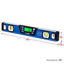 Уровень-уклономер электронный магнитный 2 в 1 Горизонт, ЗУБР 400 мм, серия "Профессионал" (34286), фото 3