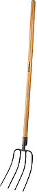Вилы для компоста GRINDA, 325x225x1500 мм, деревянный черенок (39729)