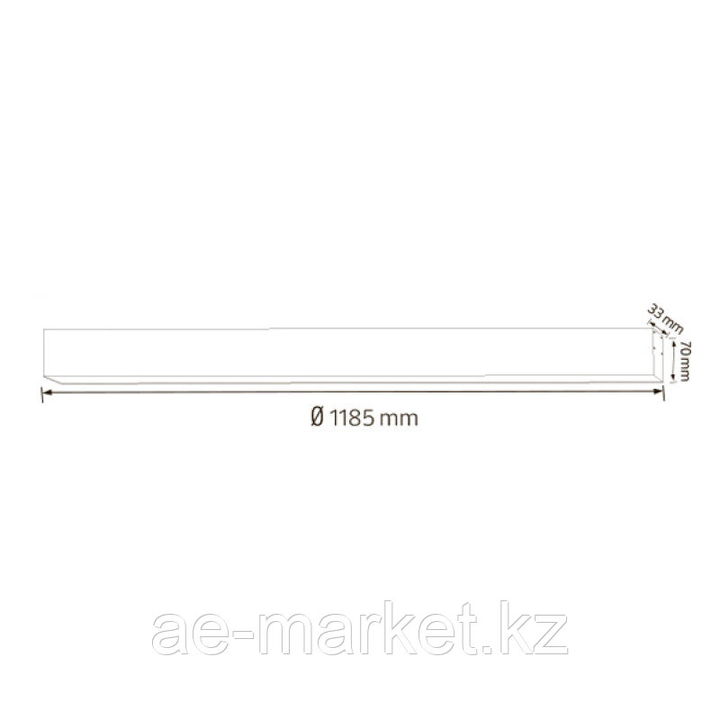 INNOVA3-40 линейный LED светильник белый - фото 3 - id-p107760013