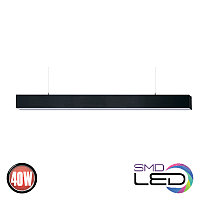 INNOVA5-40 линейный LED светильник черный