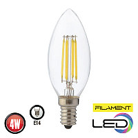 Филаментная лампа 4W E14 FILAMENT CANDLE-4 (001 013 0004)