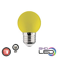 RAINBOW лампа светодиодная желтая G45