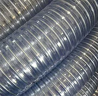 Армированный шланг гофрированный напорно-всасывающий d 200 ПВХ, 10 м