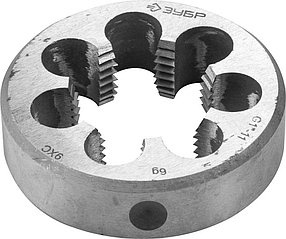 Плашка трубная ЗУБР G 1", 9ХС (4-28032-1)