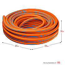 Шланг поливочный GRINDA, 1/2"х15 м, 25 атм., 3-х слойный, армированный, серия "PROLine" (429008-1/2-15), фото 2